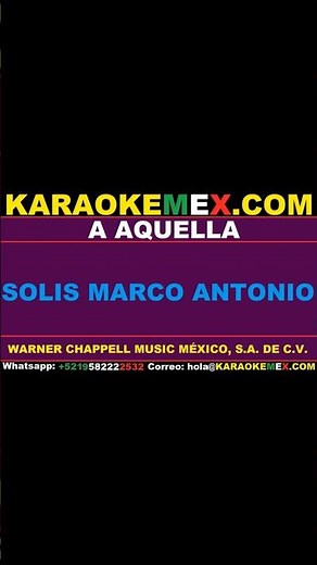 karaoke los bukis - a aquella #karaokemex