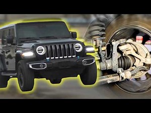 Beam Axle Front Suspension test using a GoPro camera - Jeep Wrangler
