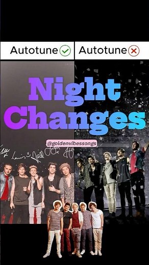 One Direction - Night Changes WITHOUT AUTOTUNE || Golden Vibes