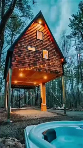 Triangular A-Frame Prefab Cabin | Modular Steel Frame Tiny Home