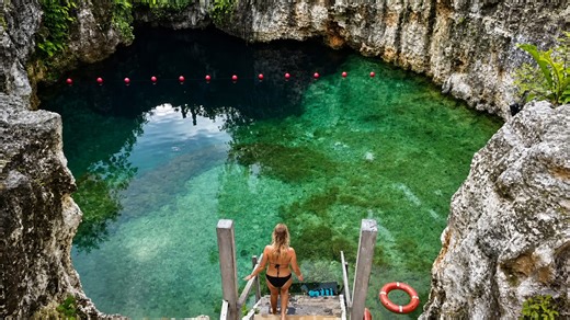 Hidden jungle paradise exploring secret cenotes near Cancun, Mexico