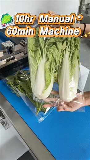 10 Hours Manual vs 1 Hour Machine | Vegetable Packing Machine Efficiency Test