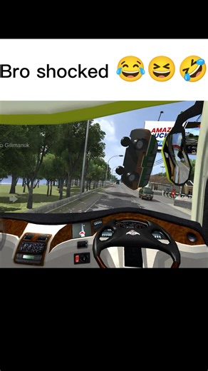 bro has insane driving skill 😂.... #shorts #bussimulatorindonesia #bus #driving