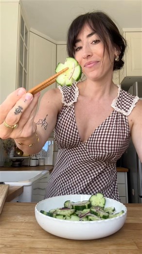 Spring Cucumber Salad #spring #springrecipes #easyrecipe #cucumbersalad