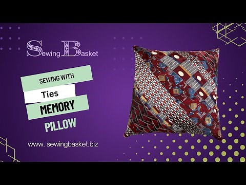 Sewing with Ties: Memory Pillow