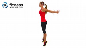 Fat Burning HIIT Cardio Workout - High Intensity Interval Training with Warm Up & Cool Down