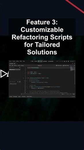Feature 3: Customizable Refactoring Scripts for Tailored Solutions #ai #artificialintelligence