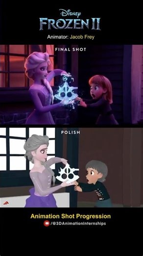 Frozen 2 | Elsa is Creating Toys Shot Progression