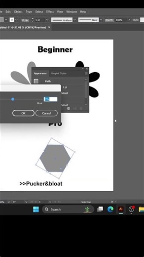 Adobe Illustrator 2025 - Easy Trick to Draw Flower Icon Like a PRO 🌸 | #Illustrator #tips