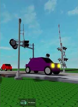 Level crossing I made with some help from snaps' Building channel #roblox #levelcrossing