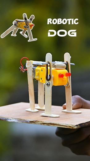 190K views · 1.9K reactions | DIY Robotic Dog Making | How To Make A Robotic Dog At Home #shorts #robot #robotics #technology #trending | Creative SM | Facebook