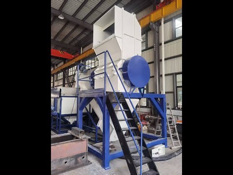 2000kg per hour PE PP films and bags crusher