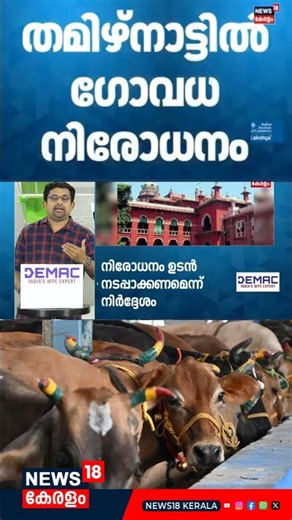 തമിഴ്നാട്ടിൽ ഗോവധം നിരോധിച്ച് മദ്രാസ് ഹൈക്കോടതി |Tamilnadu Ban Cow Slaughter |Madras Highcourt |N18S