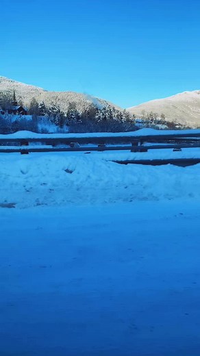 Stunning Winter Landscape with Snow-Covered Scenery