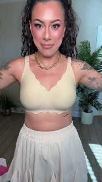 Scalloped Jelly Bra Review | Try On Video #shapewear #comfortbra #seamlessbra