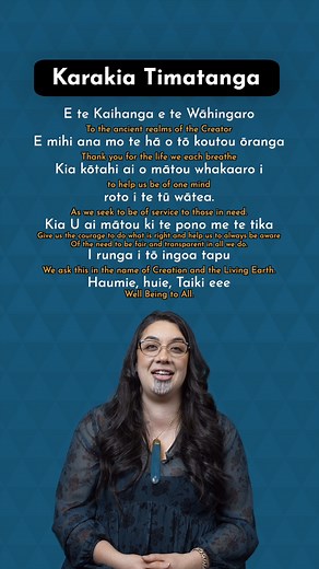 Learn a karakia timatanga for Mahuru Māori 🙏 This karakia was written by Dame Naida Glavish #TeWikioteReoMāori #mahurumāori #Māori #Aotearoa #NZ | Safekids Aotearoa