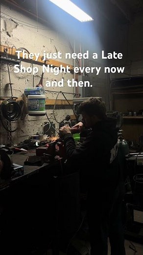 A late Shop Night will do…. #carenthusiast #automobile #ebayturbo #mechanic #welding
