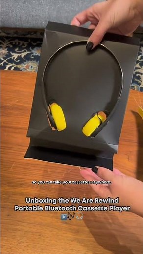 Unboxing the We Are Rewind Portable Cassette Player