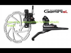How to fix Tektro disc brake, dis- and assemble