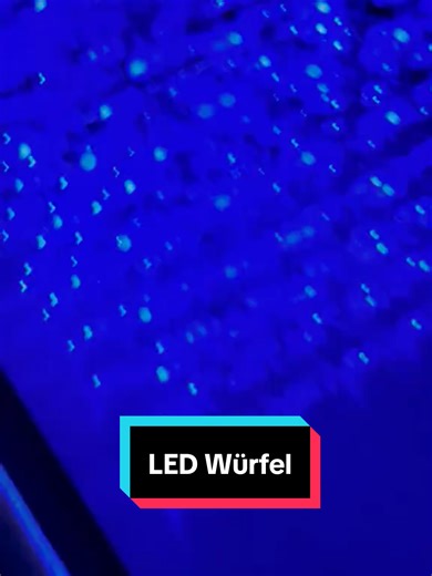 LED Würfel #ledcube #leds #blue #electronics #diy