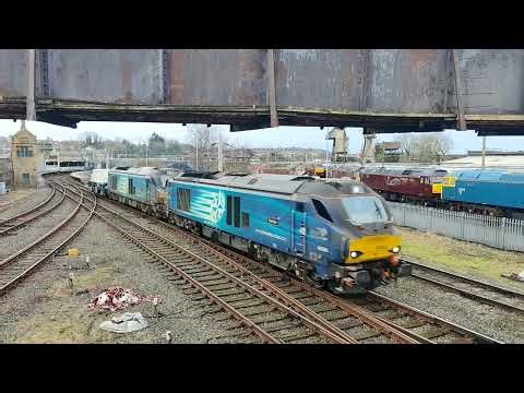 Direct Rail Services Freight Move 68003+68009 6C53 Carnforth 28/02/2026