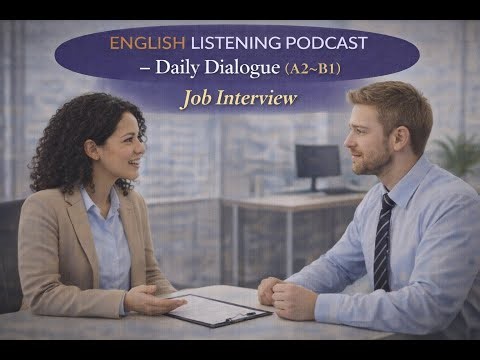 Learn English with Daily Dialogue | Job Interview (A2–B1)
