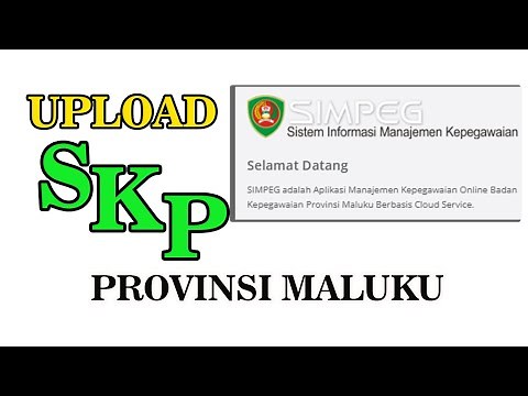 Cara Mengupload SKP di SIMPEG Maluku