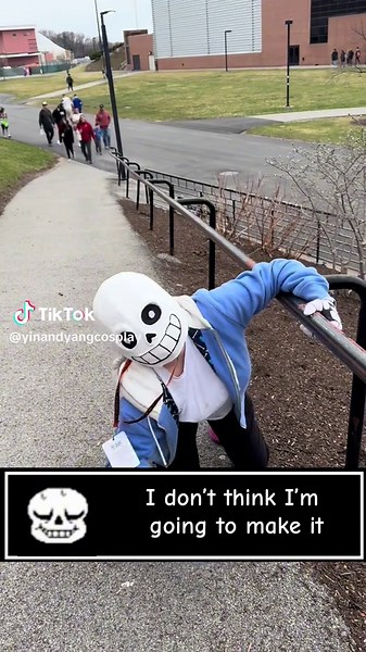 Painted & White (@yinandyangcosplay) - Sans Cosplay Convention Fun