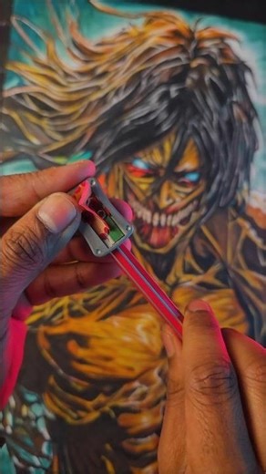 BLEND Color Pencils like This !! #shorts