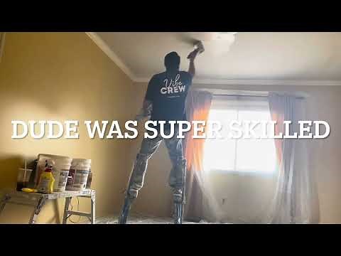 How to remove a plaster ceiling, also know as splat