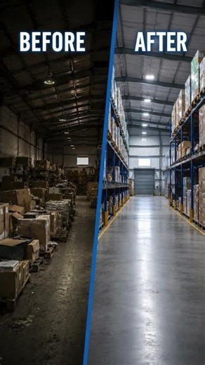 Warehouse Transformation: Before vs After