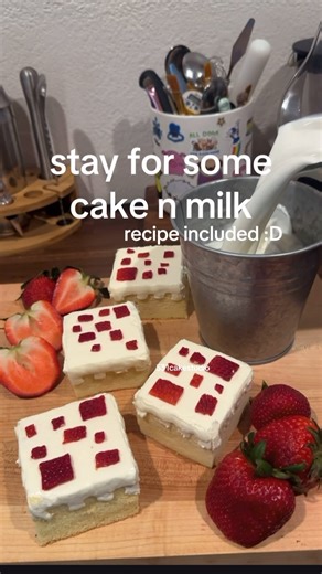 alexia 🎀🌟 on Instagram: "MINECRAFT CAKE W FULL RECIPE & INSTRUCTIONS #minecraft #cake #cakedecorating"