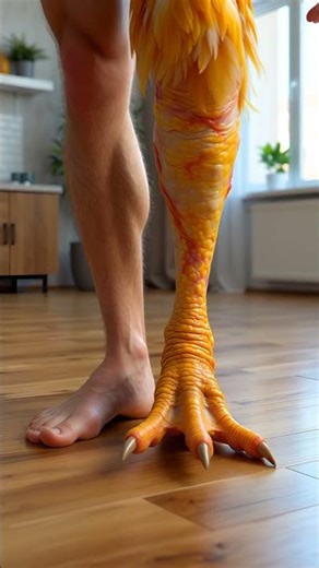 Man’s Legs Turn Into REAL Chicken Legs 😭 AI Nightmare