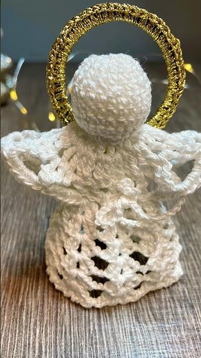 Angioletto con aureola✨#uncinetto #angioletti #handmade #DIY #tutorial