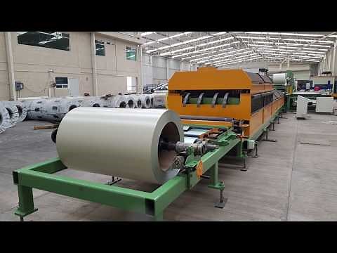 Fabricación de panel aislado de poliuretano