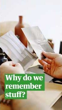 Why do we remember stuff?