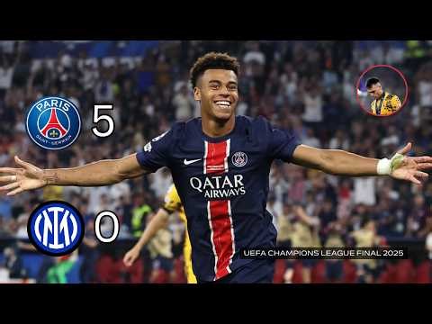 The Most Embarasing Final! PSG 5-0 Inter Milan | Champions League Final 2025 | Extended Highlights