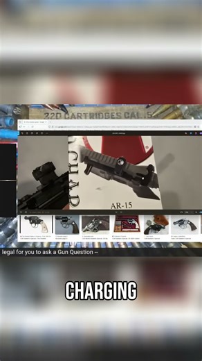 Gun Mod: Transforming Your Weapon's Charging Handle #shorts