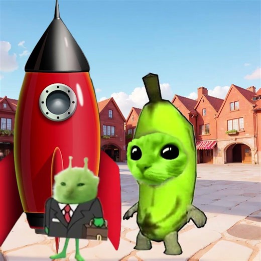 Banana Cat 🍌🐱 And Yapapa Cat 😸 Transform Into Aliens 🛸✨