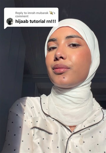 Replying to @imrah mubarak 🪐 A very neat hijab tutorial for you my looovie🤗 also I’m using a modal scarf🤍