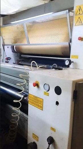 Padding mangle used in continuous fabric dyeing process || Textile processing: Padder Machine