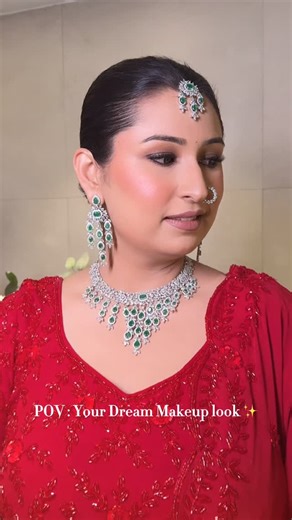 Drishti Nischay Madnani | Bridal Makeup & Hair on Instagram: "Here is my red bride , ❤️ Bhavna walked in with one request *No gold* anywhere. And that became the heart of her story. Her red look, paired with silver-toned, non-gold jewellery and a minimal outfit, made her stand out like a modern queen who writes her own traditions. Makeup :- Hairstyle:- [redbridalmakeup, nongoldjewellery, minimalbride, modernindianbride, drishtimadnani, aestheticbridalglam] #bridalmakeup #redbride #minimalbride #