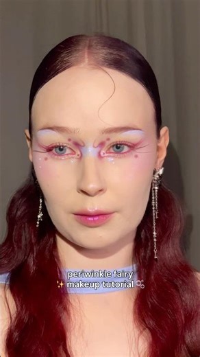 periwinkle fairy makeup tutorial ✨🦋🫧 what’s your favourite part of this look? 🌸 #makeupartist