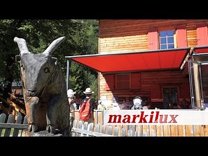 markilux 8800 & pergola Referenz: Gaisalm am Achensee