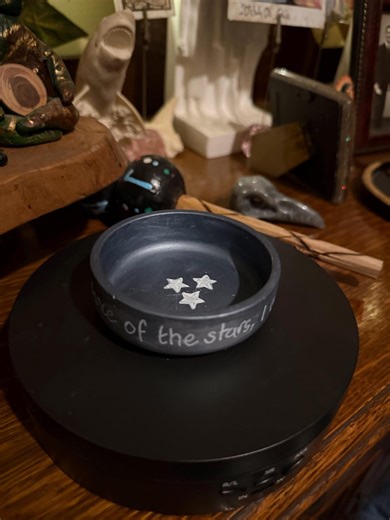 Mini Invocation Bowl. the Star Goddess/ Cosmic Mother Offering Bowl. Pagan Witch Magick Tool - Etsy