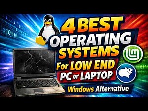 4 Best Operating Systems For Low End PC or Laptop | Windows Alternative (2026 Full Guide)