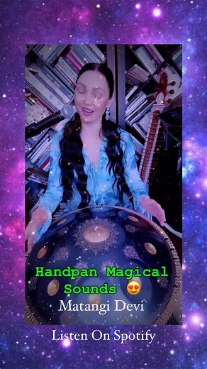 Handpan Magical Sound 🍀 Listen to my Handpan Mantras on Spotify- Matangi Devi. Music for yoga, Women Circle, Cacao Ceremony. Thank you to my handpan teacher to teach this beautiful melody🙏☀️ @tagxamir #handpanlove #ханг #handpanplayer #handpanmantras #mantrasong | Xenia Singer