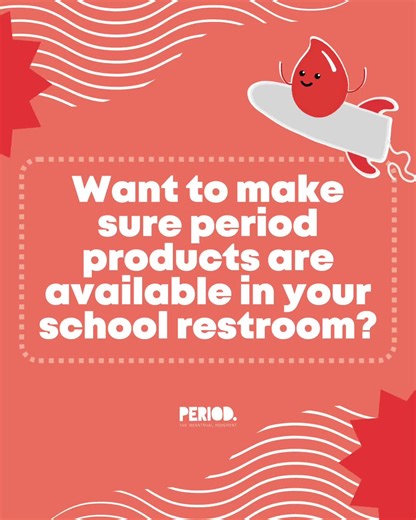 Are you looking to ensure period products are available in your school or community space, but aren't sure where to start? We've got you covered! Our starter Period Action Kit was created to support you in your goals to supply period products to your community AND provide tools you’ll need to advocate for laws that further access to period products. We’ll send you period products to get you started, show you how to host a successful product drive, and provide a step-by-step guide to advocating f