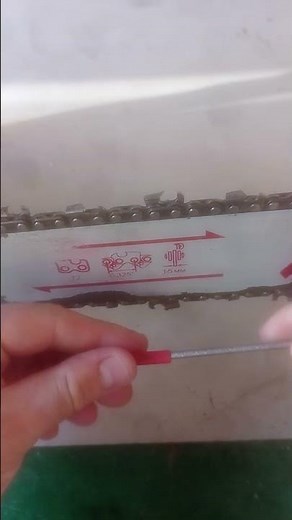how to quickly sharpen a chainsaw chain