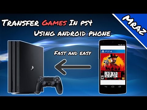 How to Transfer Games in PS4 using Android phone | Fast and Easy